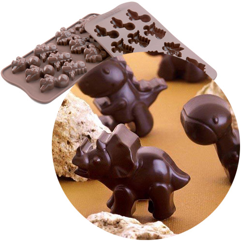 Форма для шоколада ИЗИШОК «Динозавры» (EasyChoc Silikomart, Италия) SCG16