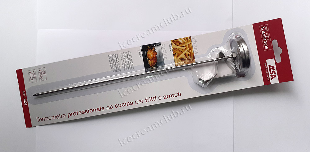 Первое дополнительное изображение для товара Термометр кулинарный с длинным щупом 30 см, ILSA
