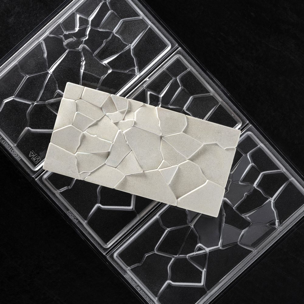 Третье дополнительное изображение для товара Форма для шоколадных плиток «Осколки», Pavoni PC5002