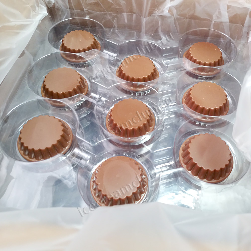 Восьмое дополнительное изображение для товара Тарталетка шоколадная 52 мм (молочный шоколад) 45 шт, Katsan K102022