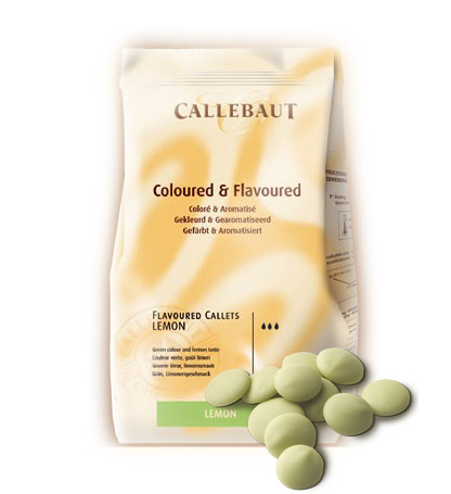 Шоколад зеленый со вкусом лимона Callebaut (Бельгия), 2,5 кг арт. LEMON-RT-U70