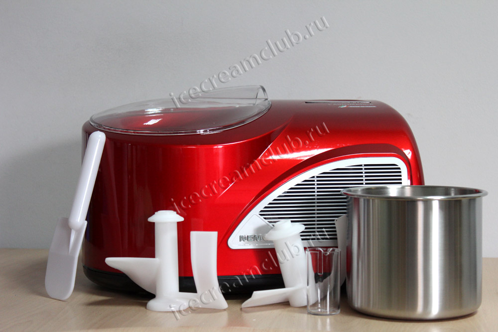 Восьмое дополнительное изображение для товара Автоматическая мороженица Nemox Gelato NXT-1 L Automatica Red