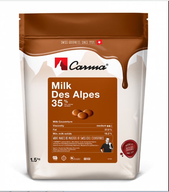 Второе дополнительное изображение для товара Шоколад молочный CARMA Des Alpes (Швейцария) 35%, в монетах, 1,5 кг. CHM-Q008DALPE6-Z71