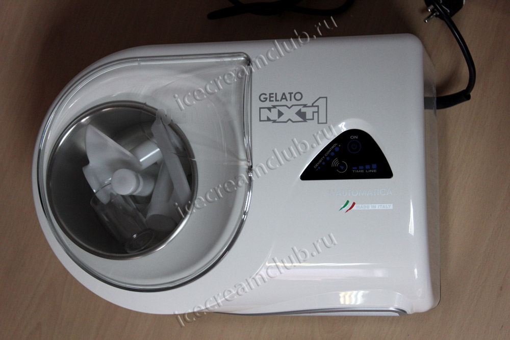 Пятое дополнительное изображение для товара Автоматическая мороженица Nemox Gelato NXT-1 L'Automatica White