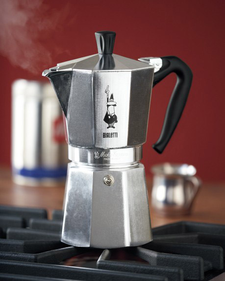 Первое дополнительное изображение для товара Гейзерная кофеварка Bialetti «Moka express» 1165/X4 (на 9 порций, 420 мл)