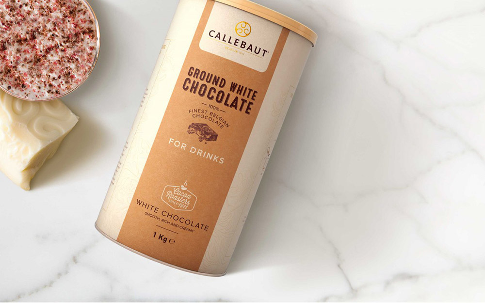 Первое дополнительное изображение для товара Белый шоколад 20,8% (порошок) для горячего шоколада (Callebaut, Бельгия), 1 кг арт CHW-X2929P-EO-X71