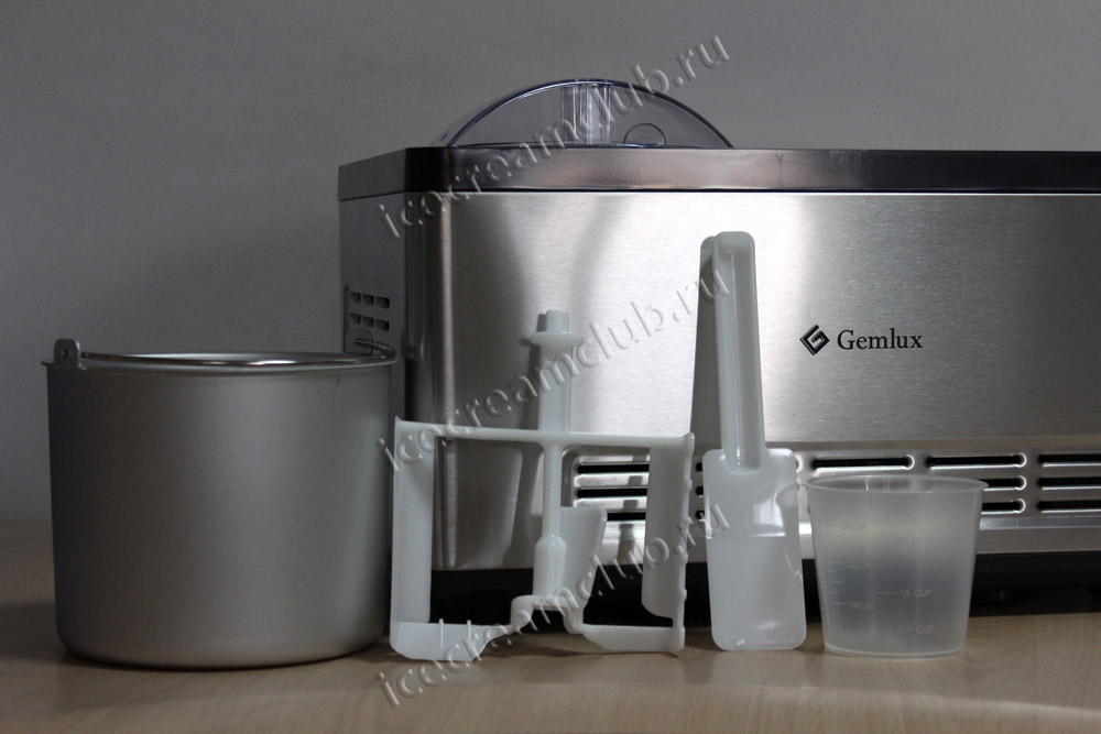 Восьмое дополнительное изображение для товара Автоматическая мороженица Gemlux 2L GL-ICM507