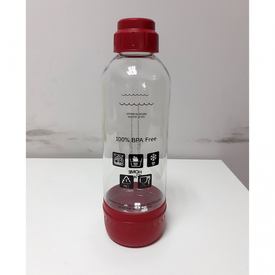 Бутылка 1л красная для сифона HomeBar Elixir Maria