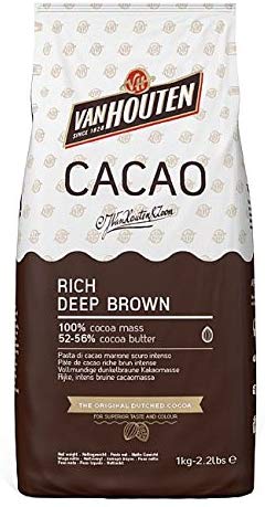 Пятое дополнительное изображение для товара Какао порошок Rich Deep Brown 52-56% – 1 кг, VanHouten DCL-3P524VHE0-760