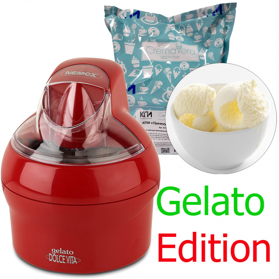 Мороженица Nemox Dolce Vita Rosso 1.1L Gelato Edition