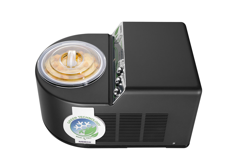 Шестое дополнительное изображение для товара Автоматическая мороженица Nemox I-GREEN Gelatissimo Exclusive Black 1.7L