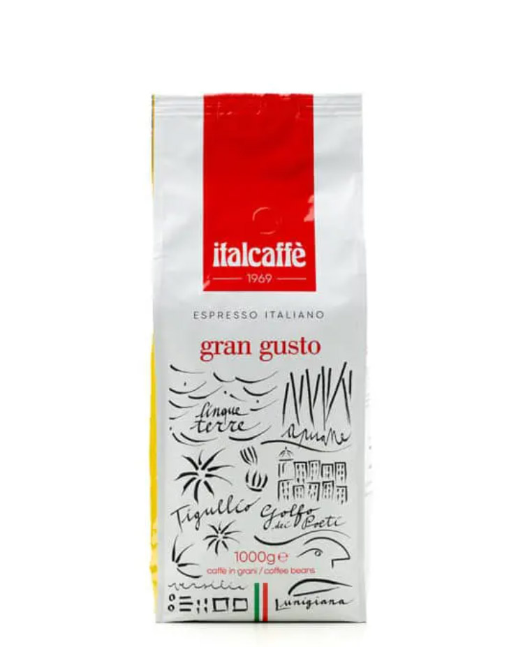 Второе дополнительное изображение для товара Кофе в зернах Italcaffe Gran Gusto - 1 кг