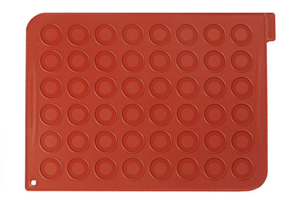 Дополнительное изображение для товара Коврик силиконовый "Макарунс классик" 40x30 см (Silikomart, Италия), арт MAC01