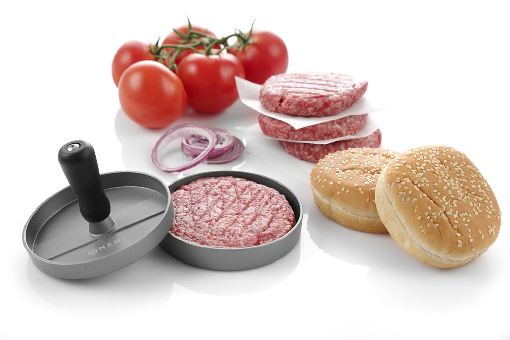Шестое дополнительное изображение для товара Ручной пресс для гамбургеров и котлет 115 мм, Hendi 513026