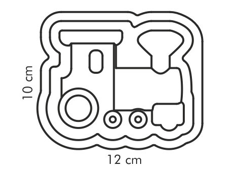 Четвертое дополнительное изображение для товара Универсальная формочка «Паровозик» DELICIA KIDS, Tescoma 630947