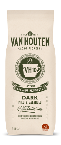 Четвертое дополнительное изображение для товара Смесь для горячего шоколада VH10 1 кг, Van Houten VM-75965-V17