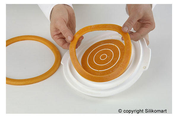 Шестое дополнительное изображение для товара Форма для тортов ТОРТАФЛЕКС «ПАРАДИЗ», 1500 мл (Silikomart, Италия)