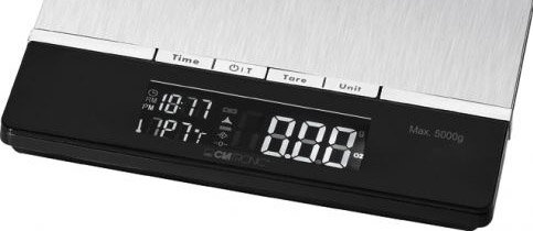 Первое дополнительное изображение для товара Электронные кухонные весы Clatronic KW 3416 inox