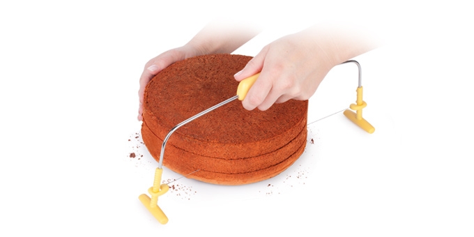 Первое дополнительное изображение для товара Нож-струна для бисквитов, коржей и тортов DELICIA Tescoma 630095