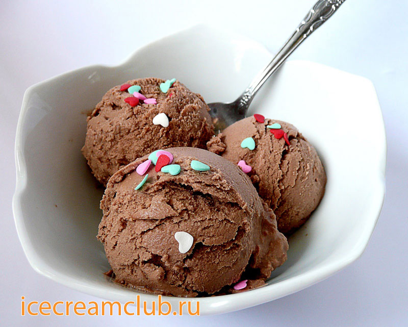 Третье дополнительное изображение для товара База для мороженого «Черный шоколад»