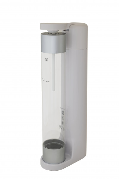 Четвертое дополнительное изображение для товара Сифон для газирования воды и напитков Home Bar Elixir Max 0.8л белый