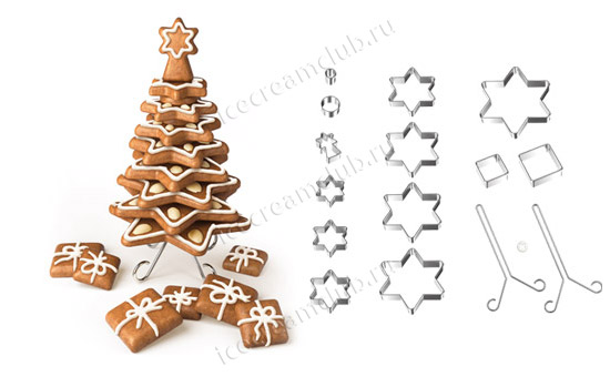 Набор для выпечки пряников «Рождественская елка» Tescoma 631416
