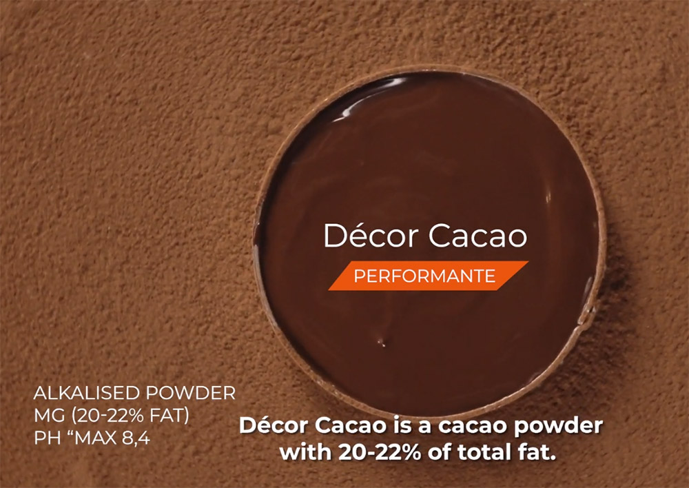 Второе дополнительное изображение для товара Какао порошок Decor Cacao 22-24% 1 кг, Cacao Barry DCP-20DECOR-89B