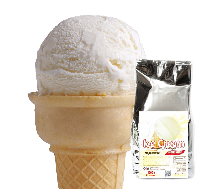 Сухая смесь для мороженого Ice Cream 14% «Молочное», 0,9 кг. (Актиформула, Россия)