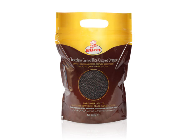 Первое дополнительное изображение для товара Посыпка шоколадная «Шарики хрустящие криспи» темный шоколад, 1 кг OVALETTE Katsan K060101