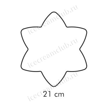 Второе дополнительное изображение для товара Форма для выпечки «Рождественская звезда» Tescoma 623333