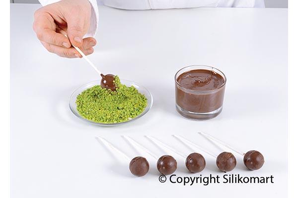 Десятое дополнительное изображение для товара Форма для десертов "Мультифлекс" сфера MUL3D, 12 шт (Silikomart, Италия)