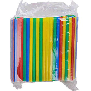 Трубочки для коктейлей разноцветные ProHotel 20 см, 250 шт
