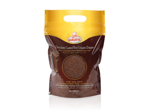 Второе дополнительное изображение для товара Посыпка шоколадная «Шарики хрустящие криспи» молочный шоколад, 1 кг OVALETTE Katsan K060102