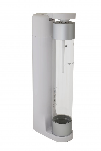 Шестое дополнительное изображение для товара Сифон для газирования воды и напитков Home Bar Elixir Max 0.8л белый