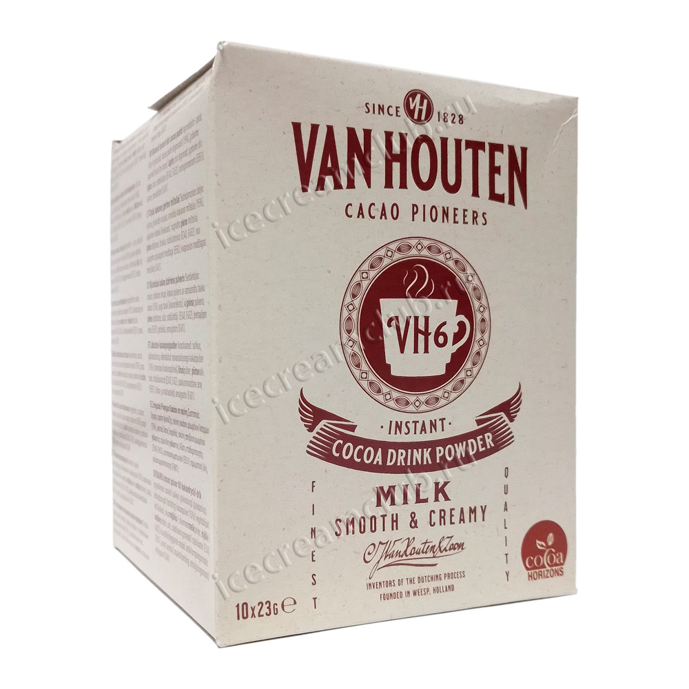 Второе дополнительное изображение для товара Растворимый шоколадный напиток (порошок) VH6 Van Houten, арт VM-72145-V86 (10 порций)