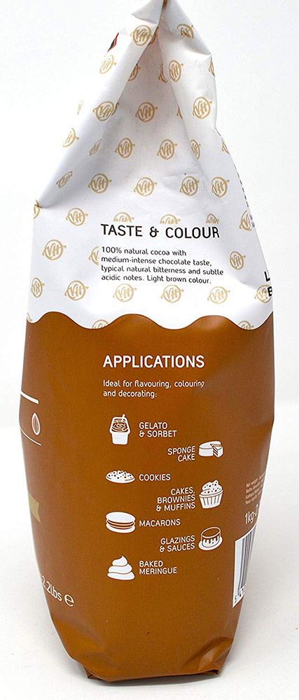 Четвертое дополнительное изображение для товара Какао порошок Natural Light Brown, 10-12% – 1 кг, VanHouten (Голландия), NCP-10c101vhe0-760