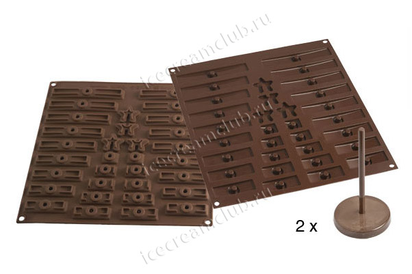 Восьмое дополнительное изображение для товара Форма для шоколада/выпечки «Елка 3D»