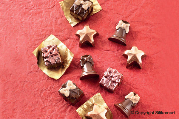 Шестое дополнительное изображение для товара Форма для шоколадных конфет ИЗИШОК «Рождество» (EasyChoc Silikomart, Италия) SCG06
