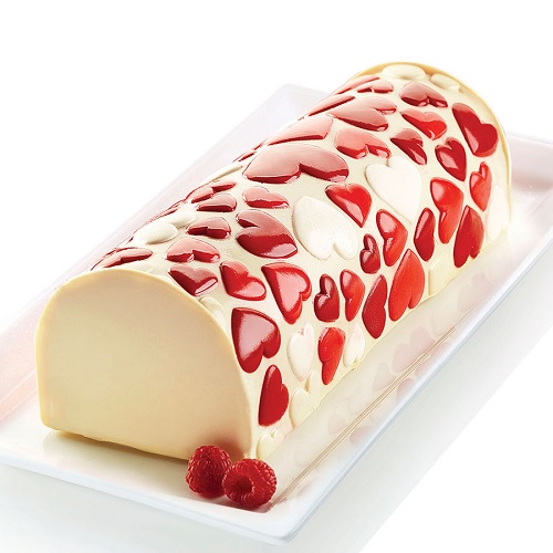 Восьмое дополнительное изображение для товара Форма для муссовых тортов ТОРТАФЛЕКС БУШЕ, 22 x 6 см (Silikomart, Италия)