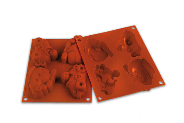 Первое дополнительное изображение для товара Форма силиконовая BabyFlex «Гонки» (Silikomart, Италия) HSF05