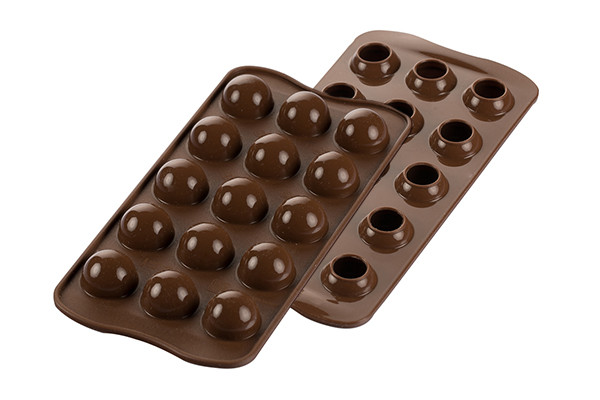 Первое дополнительное изображение для товара Форма для трюфельных конфет ИЗИШОК «3D Тартюф» (EasyChoc Silikomart, Италия) SCG50