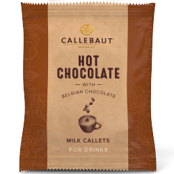 Одинадцатое дополнительное изображение для товара Горячий шоколад порционный молочный 33.6%, 25 пакетиков, Callebaut арт 823NV-T97