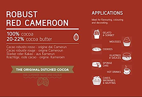 Второе дополнительное изображение для товара Какао порошок Robust red Cameroon 20-22% – 1 кг, VanHouten (Голландия), DCP-20R118-VH-760