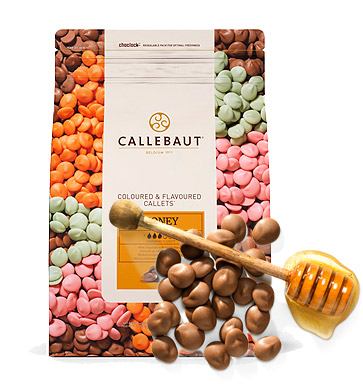 Шоколад Callebaut (Бельгия), молочный с медом в монетах (2,5 кг.) CHF-Q1HONEY-556
