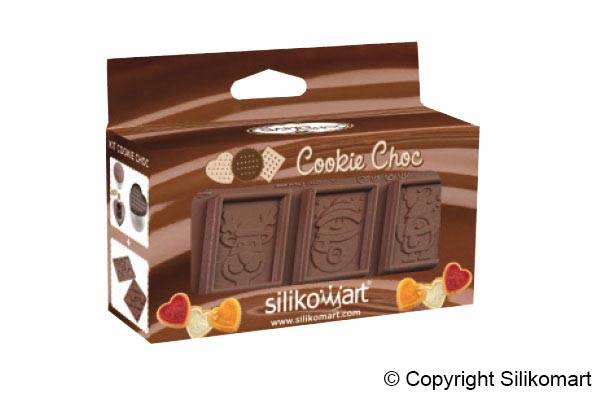 Шестое дополнительное изображение для товара Формы для печенья с начинкой Cookie Choc «Сердце» (Silikomart, Италия) CKC03