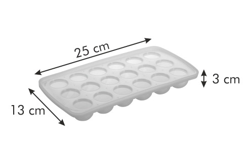 Пятое дополнительное изображение для товара Форма для льда силиконовая с крышкой «Шарики» myDRINK, Tescoma 308893