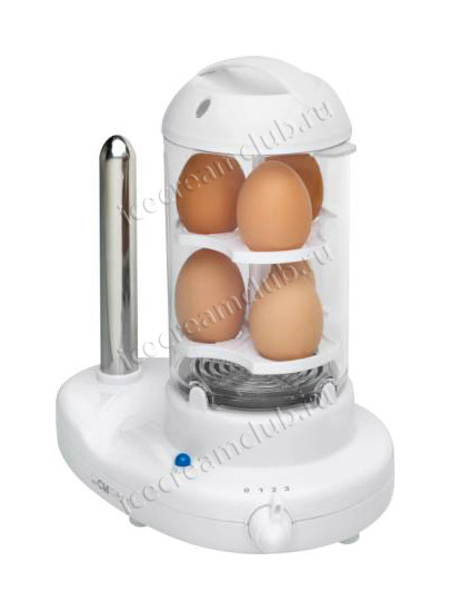 Второе дополнительное изображение для товара Прибор для приготовления хотдогов + яйцеварка Clatronic HDM 3420 EK