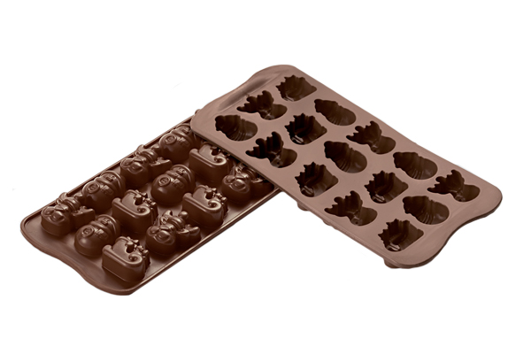 Пятое дополнительное изображение для товара Форма для шоколадных конфет ИЗИШОК «Зима» (EasyChoc Silikomart, Италия) SCG23