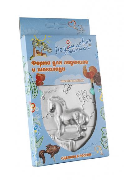 Шестое дополнительное изображение для товара Форма для леденцов "Лошадка", 10 палочек (Леденцовая Фабрика)