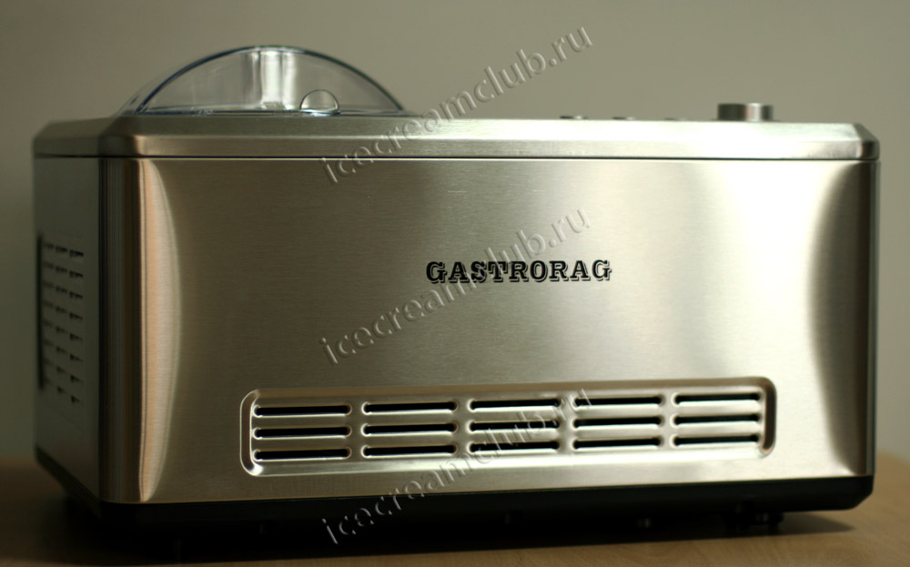 Первое дополнительное изображение для товара Автоматическая мороженица Gastrorag 2L ICM-2031 (уценка - вмятина на корпусе)